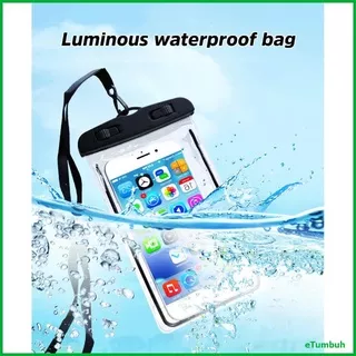 FLOVEME High quality Universal Waterproof Phone Case Pouch Bag 6 Inch Underwater Luminous Light