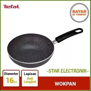 TEFAL NATURA Wokpan 16 CM  Wajan Teflon Anti Lengket Made in Prancis - ORIGINAL TEFAL