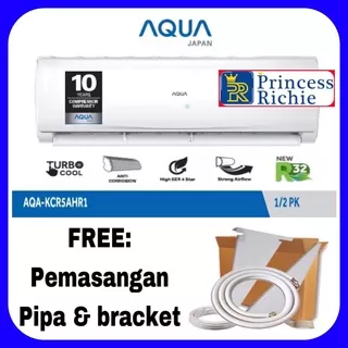 AQUA AC 1/2 PK AQA KCR 5AHR1 free pemasangan pipa dan bracket