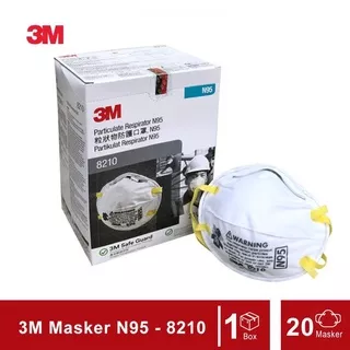 Masker 3M N95 8210 1 Box isi 20pcs