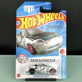 Hotwheels Diecast - 91 Mazda MX-5 Miata