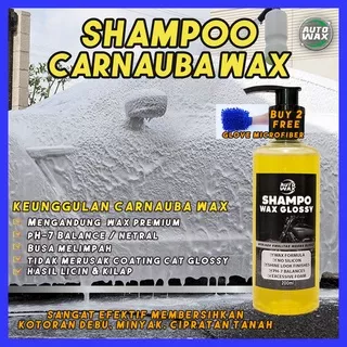 Shampo glossy motor - Carnauba wax shampoo - gloss shampoo - shampo Carnauba - sabun cuci motor - cuci salju - shampo Cat Glossy motor aman untuk coating