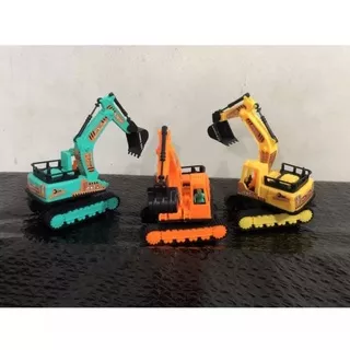Mainan mobil Beko excavator/Mobil kontraktor kontruksi/mobil kerul tanah