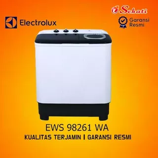 Electrolux Mesin Cuci 2 Tabung Top Load [8 KG ] [EWS 98261]/EWS-98261WA Mesin Cuci Electrolux