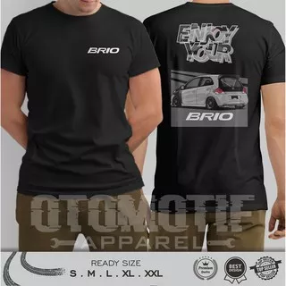 KAOS OTOMOTIF HONDA BRIO ENJOY YOUR BRIO REAR 01