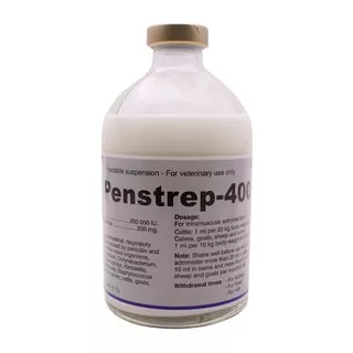PENSTREP 400 100ml (Antibiotik Pernafasan dan Pencernaan Hewan)