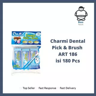 Charmi Dental Picks & Brush ART 186 180pcs
