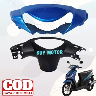 PROMO - Batok Kepala Depan Belakang Motor Yamaha Mio Sporty Smile Tahun 2007 2008 2009 2010 2011 2012 Warna Biru TERLARIS / TERMURAH