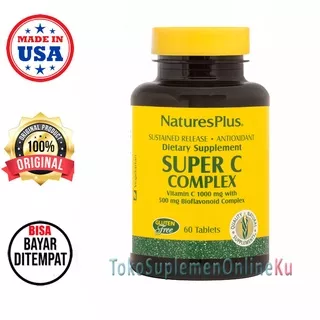 Natures Nature`s Plus Super C Complex - 60 tablet | Vitamin c kompleks dewasa