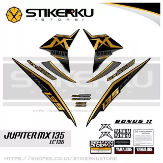 Jupiter MX 135 / EXCITER 135 / LC 135 / STRIPING / STOCK STICKER / STOCK DECAL / Various / 2010-2015 / MX135 2010 / 2011 / 2012 / 2013 / 2014 / 2015 B