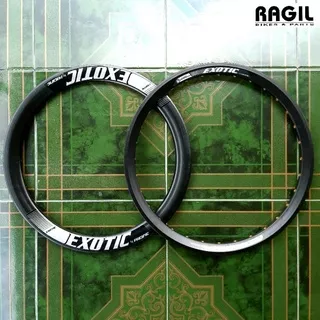 VELG SEPEDA 20 32H 36H LUBANG 32 36 HOLE EXOTIC BY PACIFIC DOUBLE WALL RIMS RIM BMX MINION LIPAT