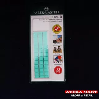 FABER CASTELL TACK-IT 33P/LEM TEMPEL/LEM DINDING/LEM SERBA GUNA