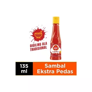 sambal abc extra pedas, sambal bawang 135 ml  ABC