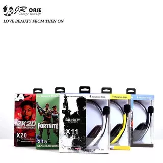 HEADPHONE SERI X GAMING HEADEST MICROPHONE DESIGN