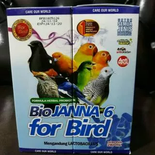 Bio janna 6 for bird /vitamin burung/bio janna vitamin burung/bio janna/pakan burung/makan burung