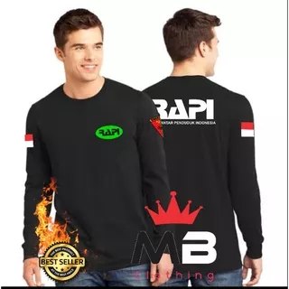 BAJU KAOS RAPI LENGAN PANJANG BISA TAMBAH NAMA DAN CALLSIGN (GRATIS) / KAOS RAPI RADIO ANTAR PENDUDUK INDONESIA / BAJU RAPI / TSHIRT KAOS / TSHIRT PRIA / KAOS PRIA / BAJU PRIA / KAOS KATUN COMBAD 30S / KAOS TANGAN PANJANG