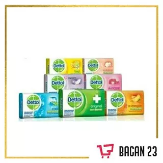 Sabun Mandi Dettol 105gr (Cool-Original-Skincare-Fresh-Energize-Aktive-Moisture)/ Bacan 23 - Bacan23