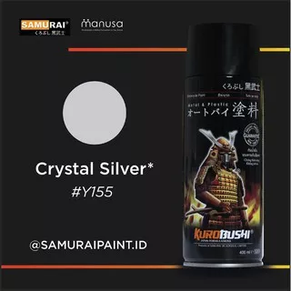 Samurai Paint Crystal Silver Yamaha #Y155 Cat Aerosol Kualitas Kompresor