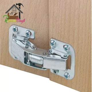 Engsel Sudut buka Face Mount Hinge 90` Opening Angle 1pcs free skrup A.CH301A engsel kodok