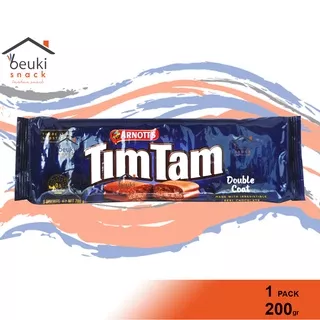 PACK TimTam Australia Double Coat Kue Biskuit Tim Tam Krim Coklat Double 9 Biscuits - 200gr