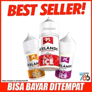 Icelands Iceland Series Liquid Liquids Salt Nic Saltnic Cukai 30ml Nic 3mg Murah