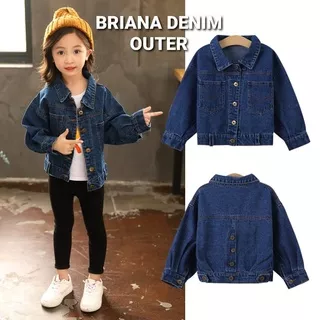 BAJUKIDDIE BRIANA DENIM OUTER JAKET JEANS ANAK REMAJA PEREMPUAN KOREA