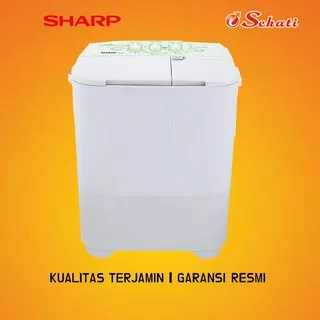 SHARP/MESIN CUCI 2 TABUNG/MESIN CUCI SHARP/SHARP ES-T65MW ES-T65MW (PK) Mesin Cuci Sharp