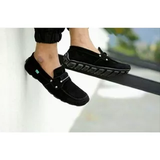 Sepatu Pria Casual Slip On Formal Kickers_Papara Black
