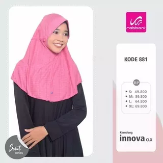 RABBANI jilbab  INNOVA CLX size S , M (part 1)  kerudung serut anak dan dewasa  hijab rabbani asli