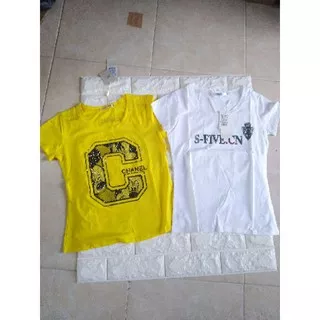 Kaos import merek Kamaya warna kuning 3XL,XL,XXL Real pic.Bahannya enak dipakai.k