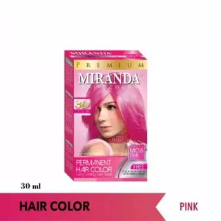 MIRANDA Hair Color Pink MC-05 (30MLx2) + 10ml | Semir Rambut | Pewarna Rambut Miranda | Cat Rambut