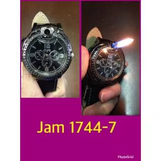 Premium Korek Api Gas Model Jam Tangan Type Jam 1744-7 - Korek Api Unik Murah
