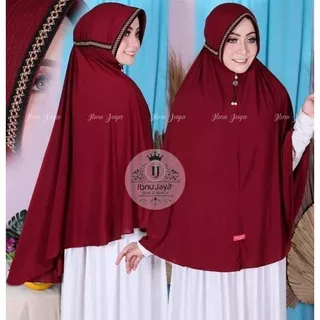 COD HIJAB KHIMAR JUMBO IBNU JAYA/JILBAB INSTAN JERSY JUMBO TERMURAH BY AQILA JILBAB