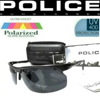 Sunglasses kacamata police dgn lensa polarized dan anti uv