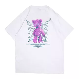 Trust House T-Shirt Bear Dopamine White