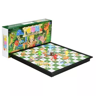 Mainan Papan Board Magnetic Ular Tangga Snake Ladders