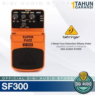 Efek Gitar Behringer SF300 ( SF 300 ) Super Fuzz Distortion Guitar Pedal Effect Stompbox