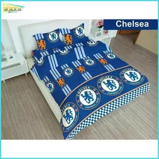 Big Promo Sprei 90 x 200 Lady Rose Motif Club Bola Chelsea Paling dicari