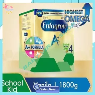 Enfagrow A+ tahap 4 school kid vanila 1800gr Enfagrow 4 a+ Vanilla susu lanjutan 1800gr NS 227