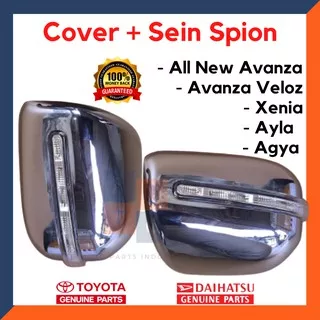 Spion Avanza Cover Spion Chrome All New Avanza Veloz Xenia Agya Ayla Lampu Kecil 1set Sepasang