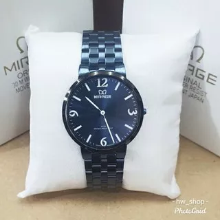 Jam Tangan Pria Mirage 8532 Biru Original . Jam Tangan Mirage Original