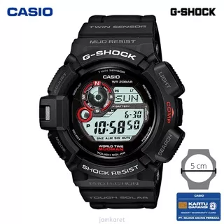 JAM TANGAN PRIA CASIO G-SHOCK MUDMAN G-9300-1 ORIGINAL - GSHOCK G9300 HITAM