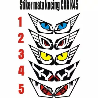 Stiker Mata CBR Sticker Motor CBR Striping Lampu CBR Stiker Lampu Depan CBR k45 Lokal Bisa Bayar COD