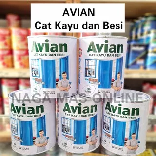 CAT AVIAN PUTIH / AVIAN CAT KAYU DAN BESI / CAT MINYAK AVIAN