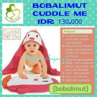 BONEKA BANTAL SELIMUT BOBALIMUT BAYI ANAK LUCU CUDDLE ME