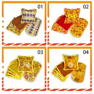 Sarung Bantal Sofa 50x50 Set | Sarung Bantal Kursi Sofa Kain Belgi Rumbai