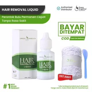 Perontok Bulu, Perontok Bulu Permanen, Perontok Bulu kaki, Perontok Bulu Ketiak - Penghilang bulu, Penghilang bulu Permanen, Penghilang Bulu Ketiak Removal Cair Green Angelica