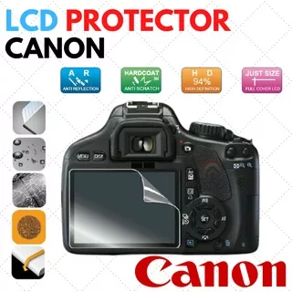 Anti gores LCD Film screen guard cover Kamera DSLR Canon 650D 700D 750D isi 2pcs