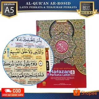 Al Quran Hafalan Hafazan Terjemah Perkata Latin 8 Blok Ukuran Sedang A5 - Quran Hafalan - Al quran Terjemah - Al quran Tajwid Warna - Alquran Hafazan Ukuran A5