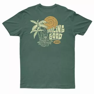 Feeling Good T-Shirt Surf Life / Green